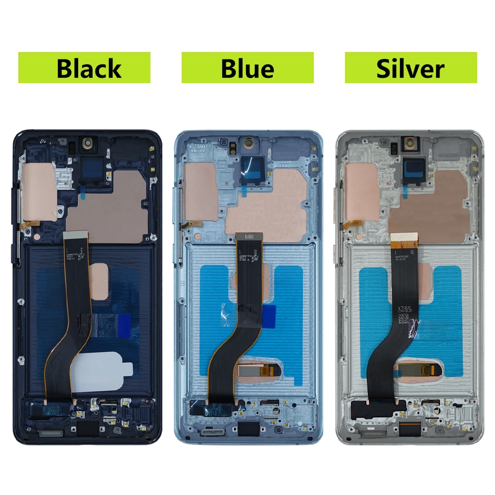 Super AMOLED LCD For Samsung Galaxy S20 Plus S20plus G985 G985F G985F/DS LCD Display Touch Screen Assembly Digitizer Replacement