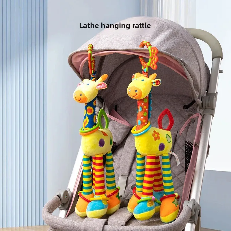 Sonajero móvil para cuna, juguete colgante móvil, juguete de Aprendizaje Temprano para niños pequeños, desarrollo del cerebro, práctica de agarre, cuna de felpa móvil