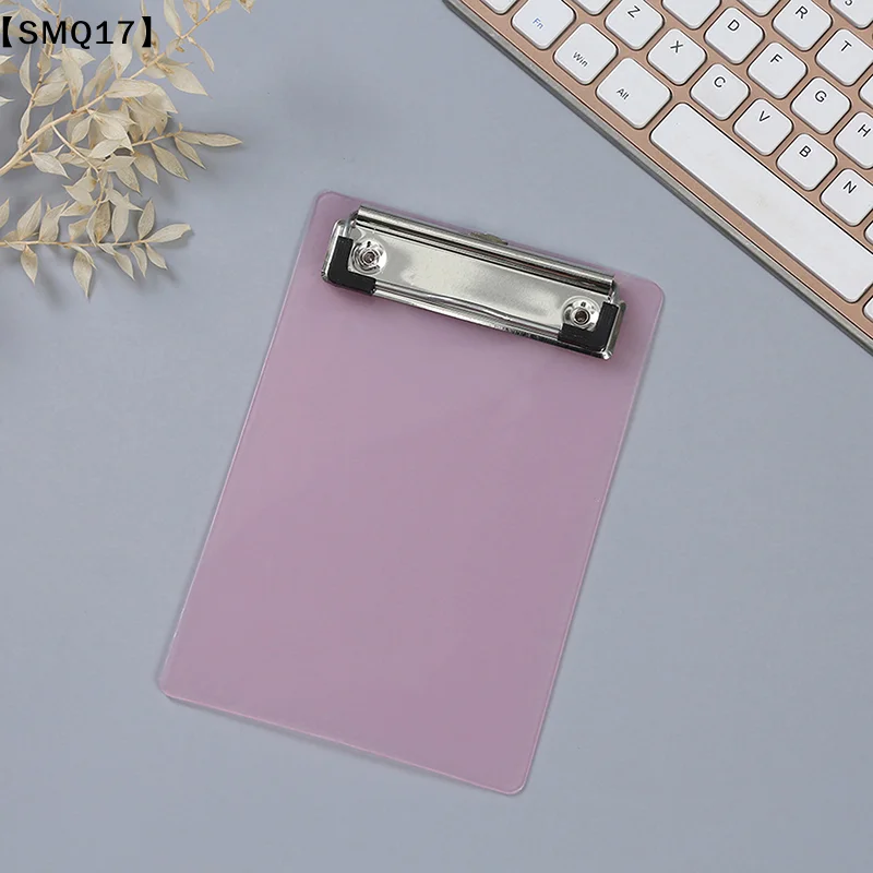 Simple A6 Bill Clipboard Memo Pad Clip Board Loose-leaf Notebook File Writing Pad Clamps Paper Holder Office Supplies【SMQ】