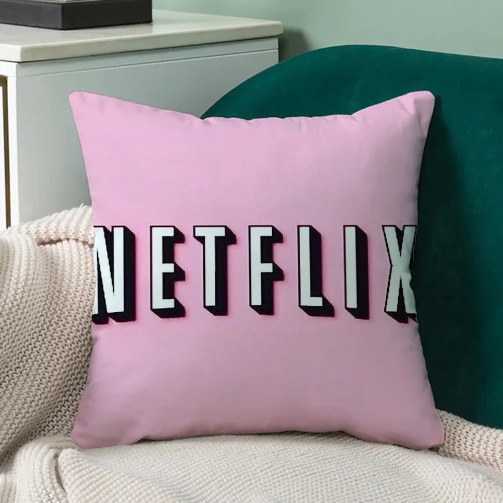 Netflix Pillow Cases Decorative Cushions Cover for Sofa Pillowcases 50x50 Car Decoration Pillowcase Decor 40x40 Cushion Covers