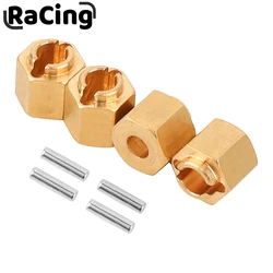 4pcs 7mm Brass Wheel Hex Hub Extenders Adapters 7mm for 1/18 RedCat Ascent18 Ascent-18 RC Crawler Car Upgraded Model Parts