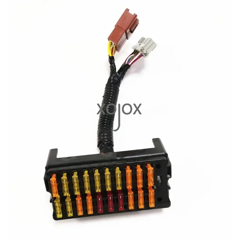 XOJOX For Kobelco 200-2/-3/-6 excavator fuse box wire harness -8 fuse box wire harness original wire harness high quality parts