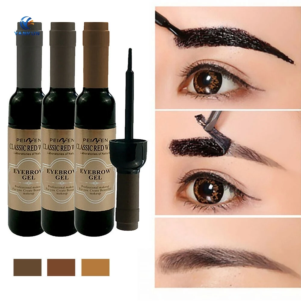 Maquillaje de ojos Tinte permanente para tatuaje de cejas - Crema de gel para cejas de larga duración resistente al agua para cosméticos de maquillaje