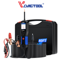 VDIAGTOOL V200 V200PRO 12V/24V Power Circuit Probe Tools 40FT/12M Cable Car Circuit Tester with AC/DC Voltage/Resistance Test