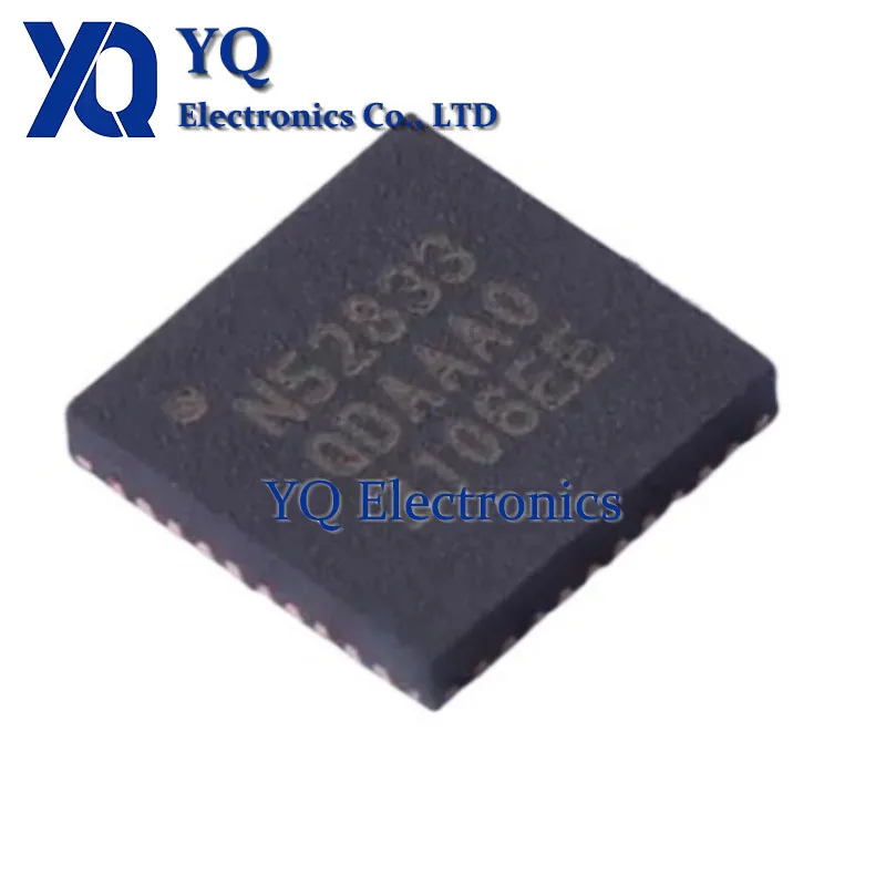 1PCS/lot New OriginaI NRF52833-QDAA-R QFN40 silk screen N52833 low-power Bluetooth chip IC wireless transceiver