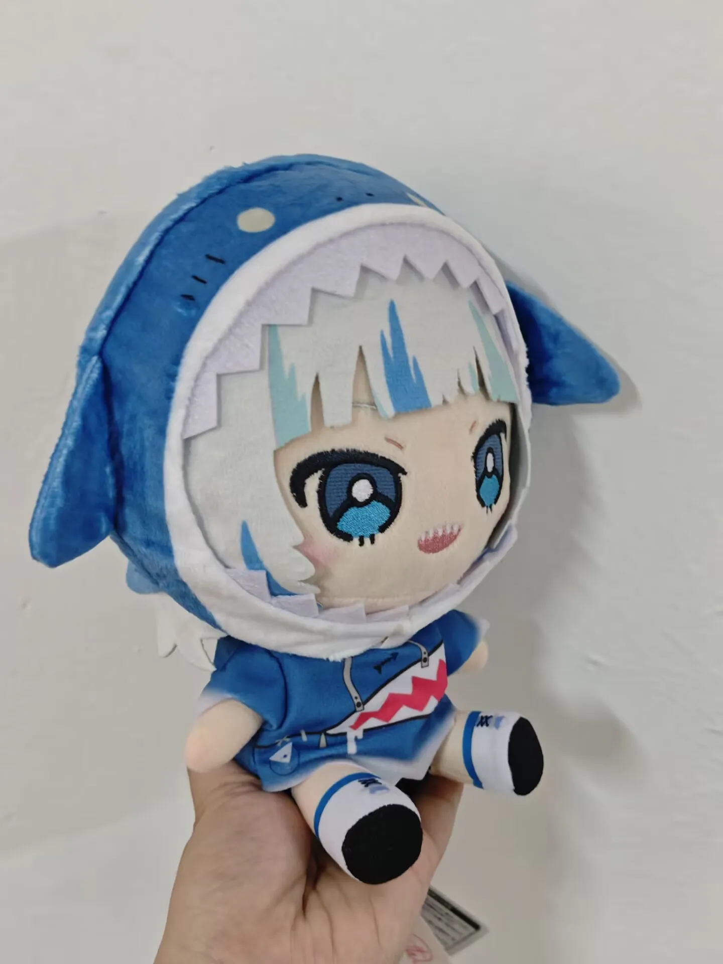 Urocza Japońska Anime Hololive Friends z U Gawr Gura Pluszowa Maskotka Wypchana Lalka Zabawka 21cm Prezent dla Dzieci