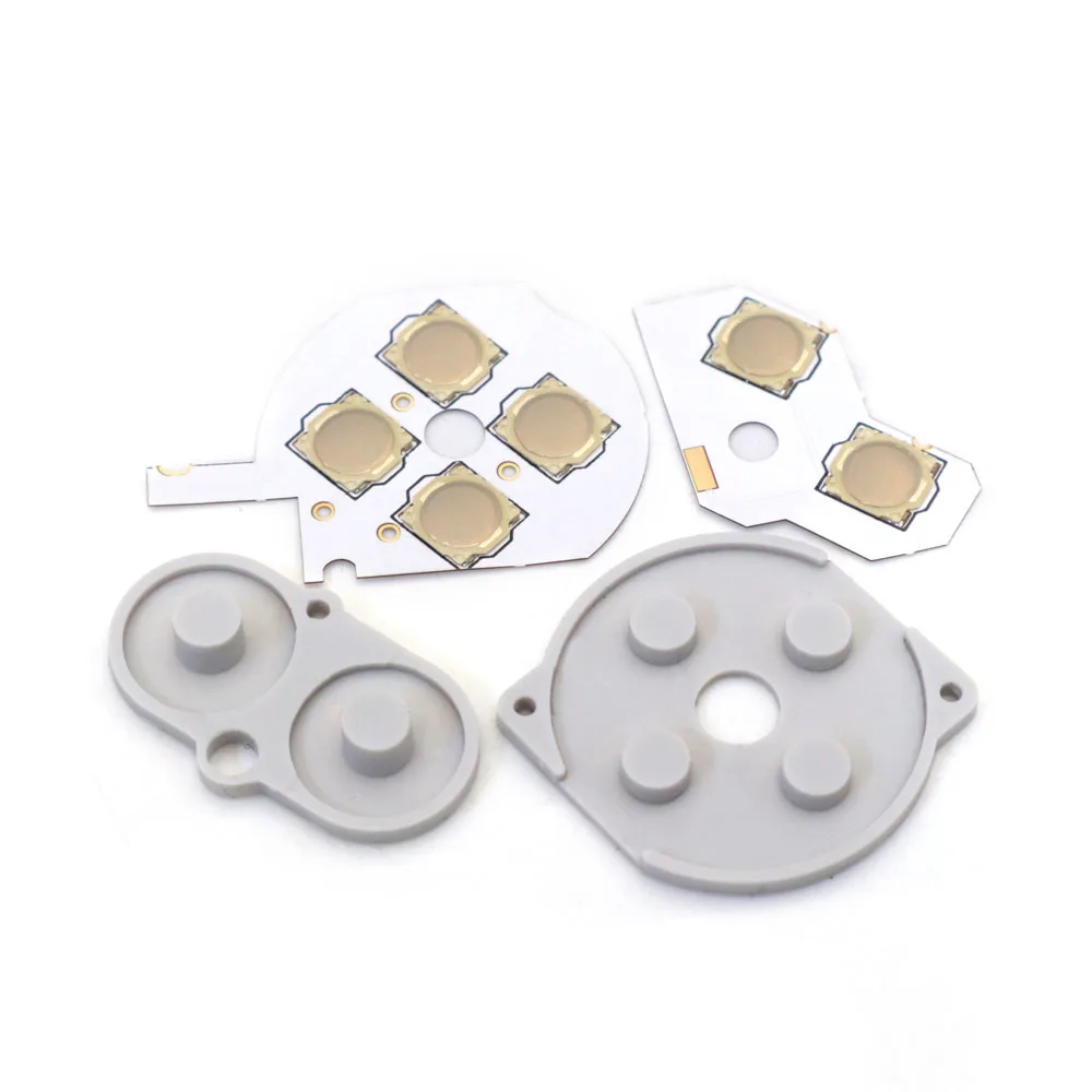 For GBC Clicky Tactile Button Kit Mod Switches & Membranes  for Gameboy color Console Motherboard Buttons conductive Pads view 2