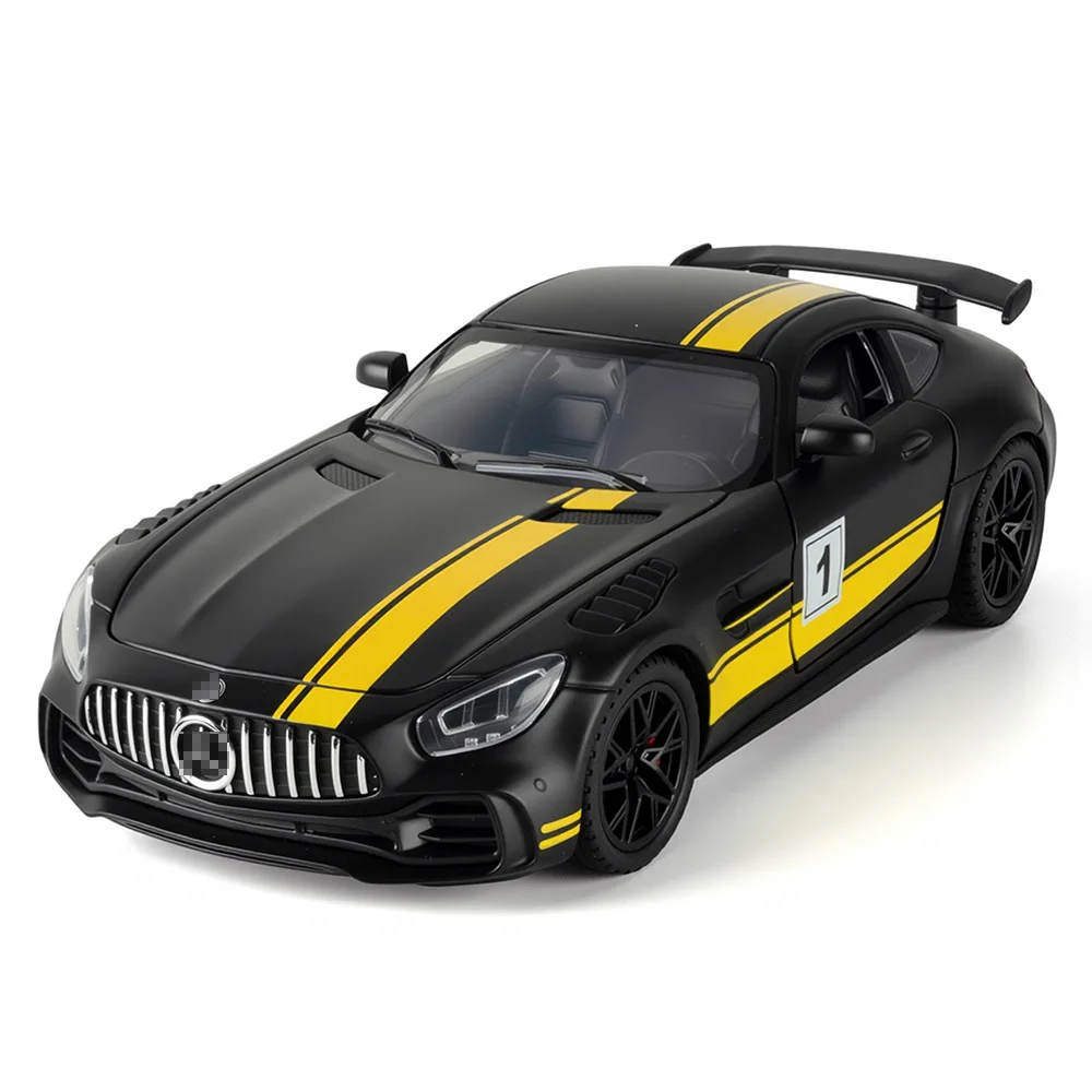 1:32 GT3 GTR نسخة المسار نسخة سيارة الشرطة سبيكة نموذج سيارة زخرفة لعبة أطفال #2