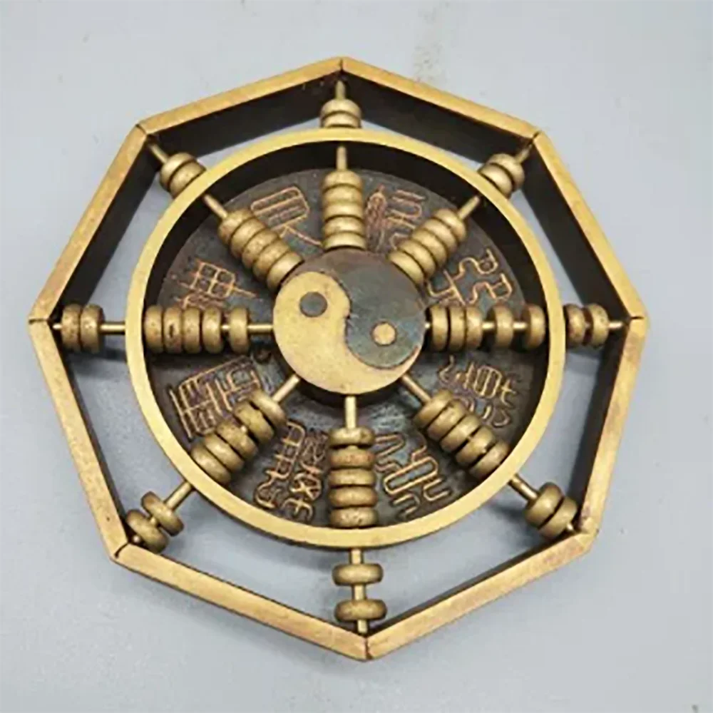 Pure copper abacus, Bagua abacus, abacus, ike Bagua mirror, abacus handicraft ornaments