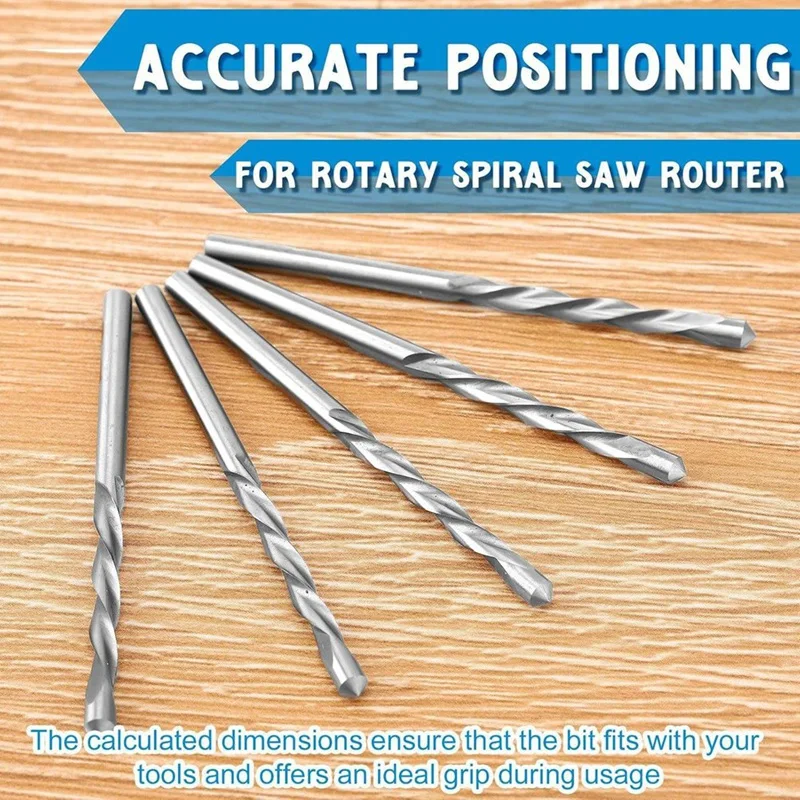 30 PCS 1/8Inch Drywall Bit Bulk Drywall Cutting Bit Drywall Drill Bit For Drywall Tools Cutting Use With Spiral Saw