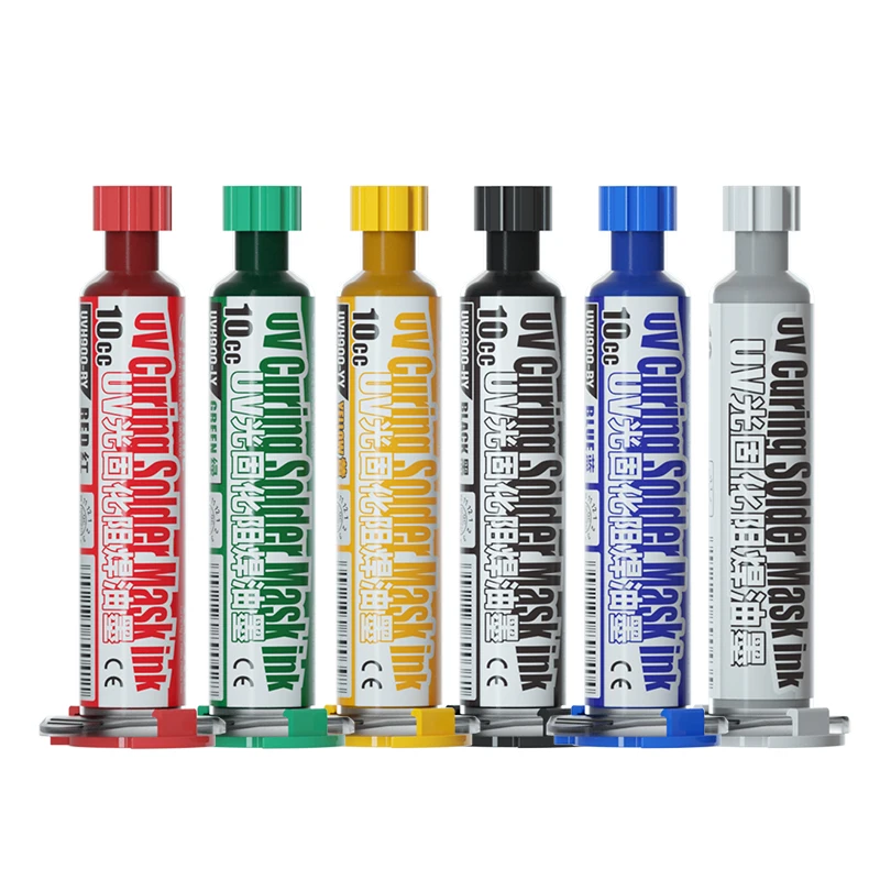 

MECHANIC UVH900 Green Paint Oil UV Curing Solder Mask Ink for BGA PCB Motherboard Repair Prevent Corrosive Arcing