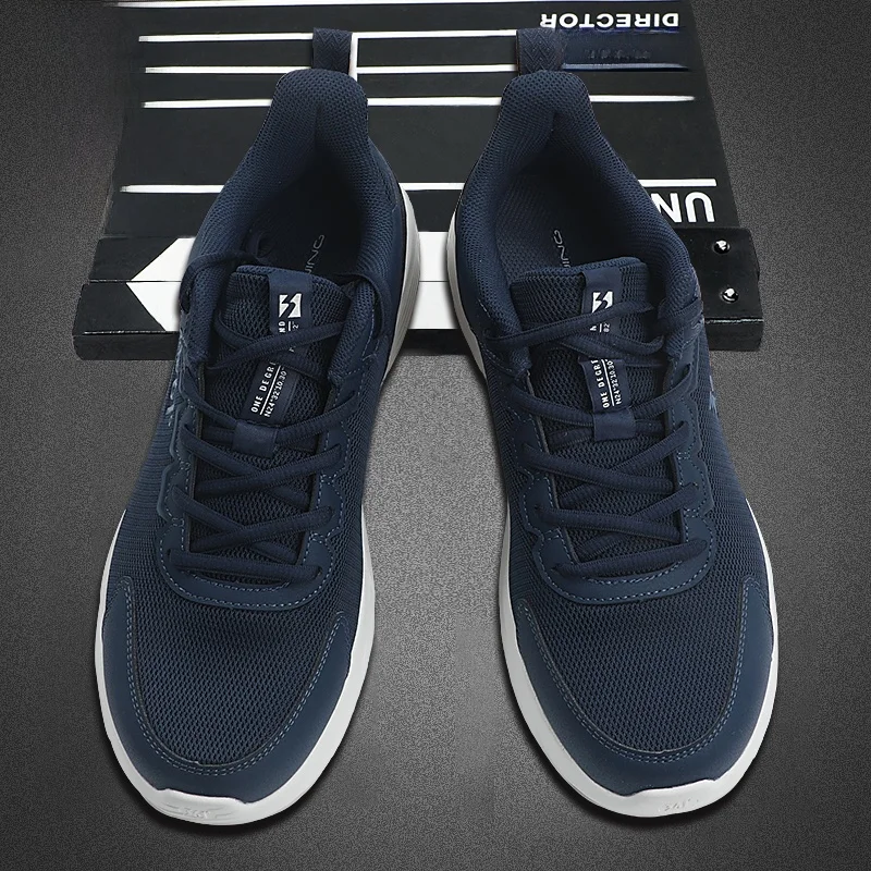 36-度メンズランニングシューズ通気性メッシュロードランニングシューズ快適な春のスポーツシューズ衝撃吸収メッシュシューズ