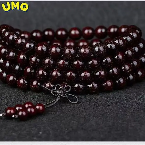 Pure Natural Rosewood Buddha Beads Bracelet with 108 Old Materials No Match Within 1000 Yuan of Venus