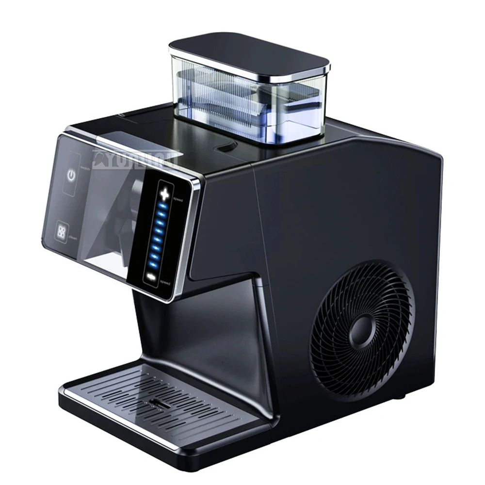 Máquina de lama inteligente automática máquina de gelo leite fazer gelo máquina raspada regulação de velocidade e função de limpeza