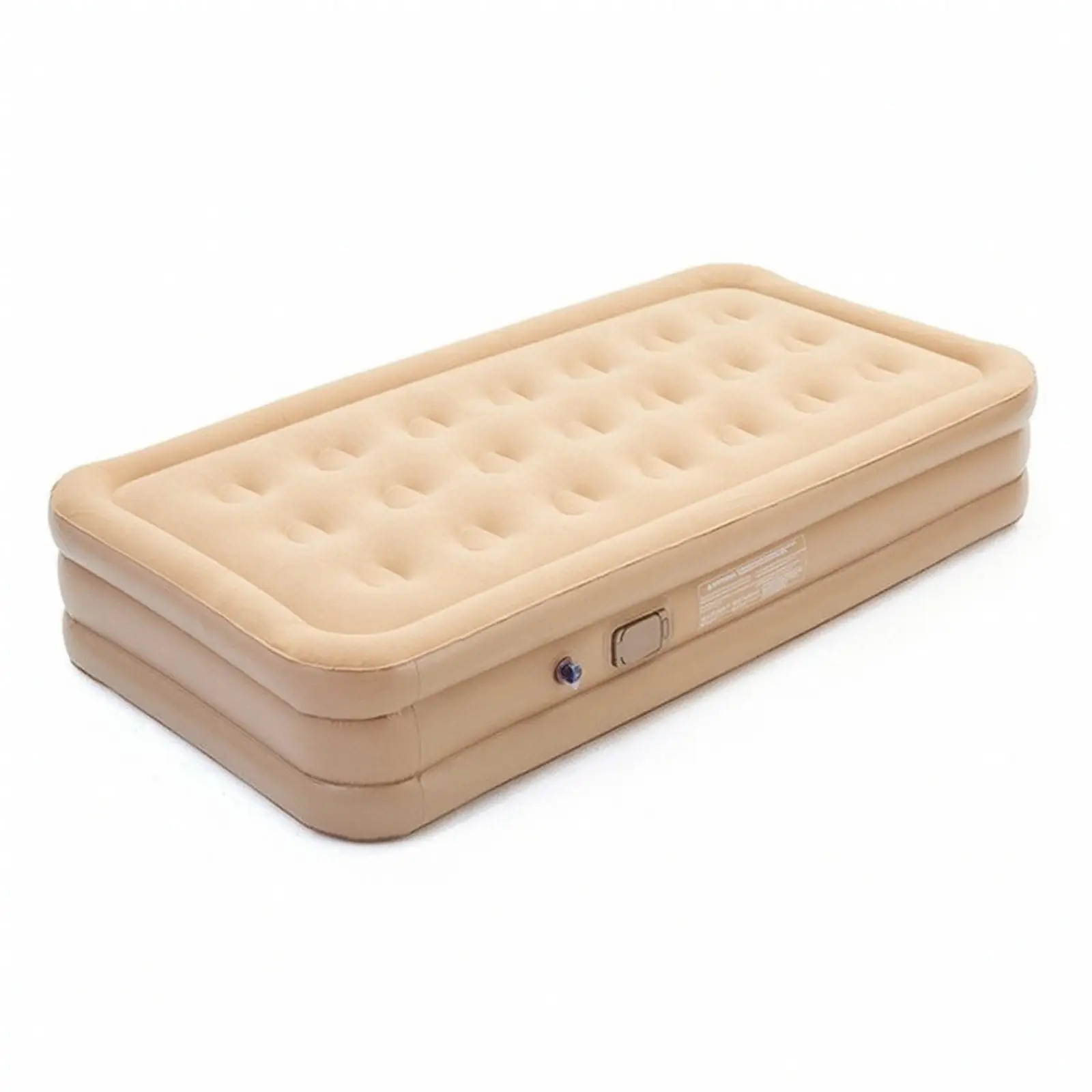 Self Inflating Air Bed Queen with Raised Sides Portable Mattress with Pump for Camping Tent and Home Guest Use