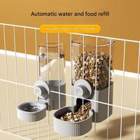 Automatic Cat Feeder Bowl Cage Hanging Pet Water Dispenser for Cats Small Dogs 2-in-1 Hanging Cat Food Container Pet Supplies