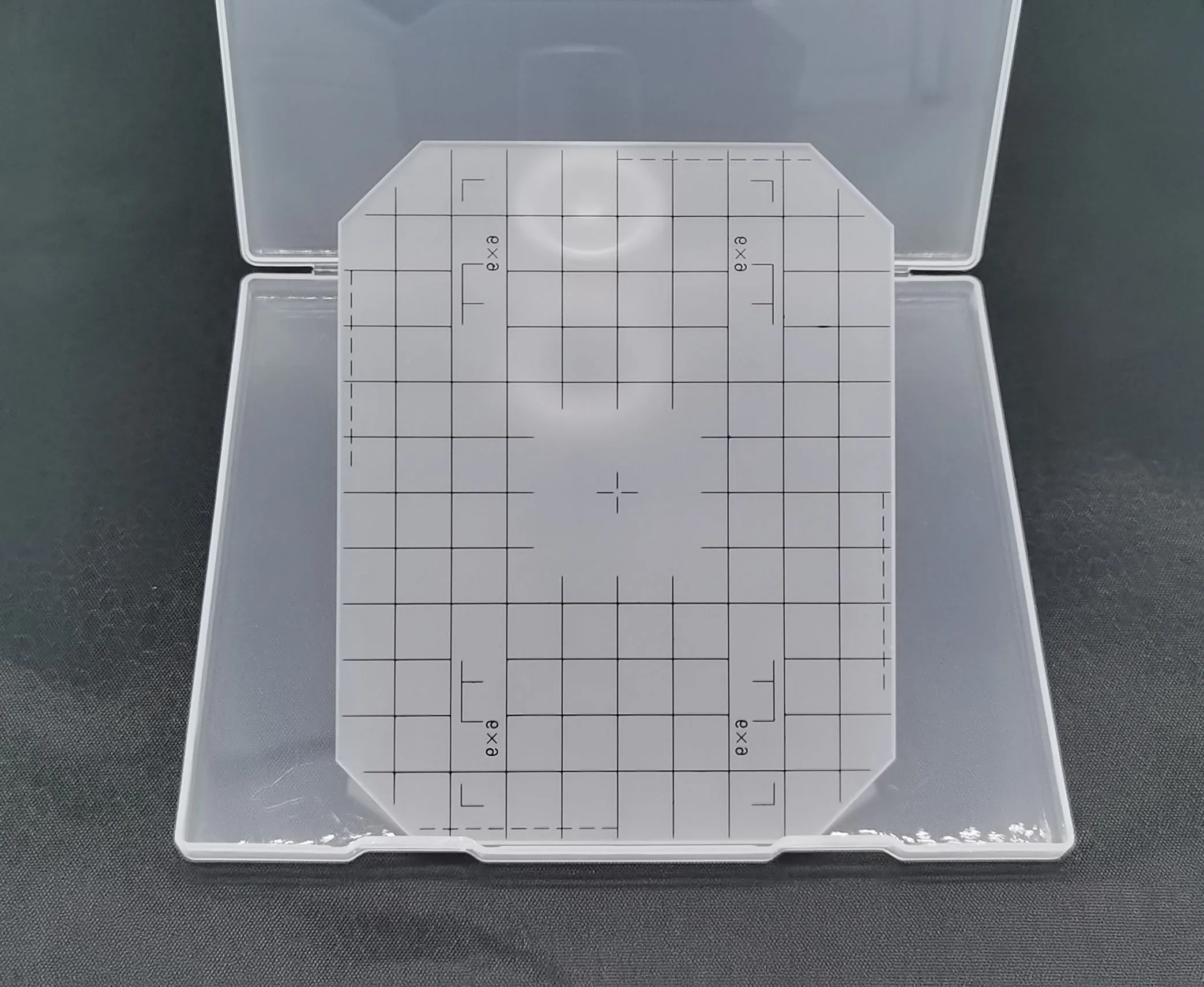 4X5 szklany ekran ogniskowania f/ Linhof jeździec Toyo Sinar w/siatka