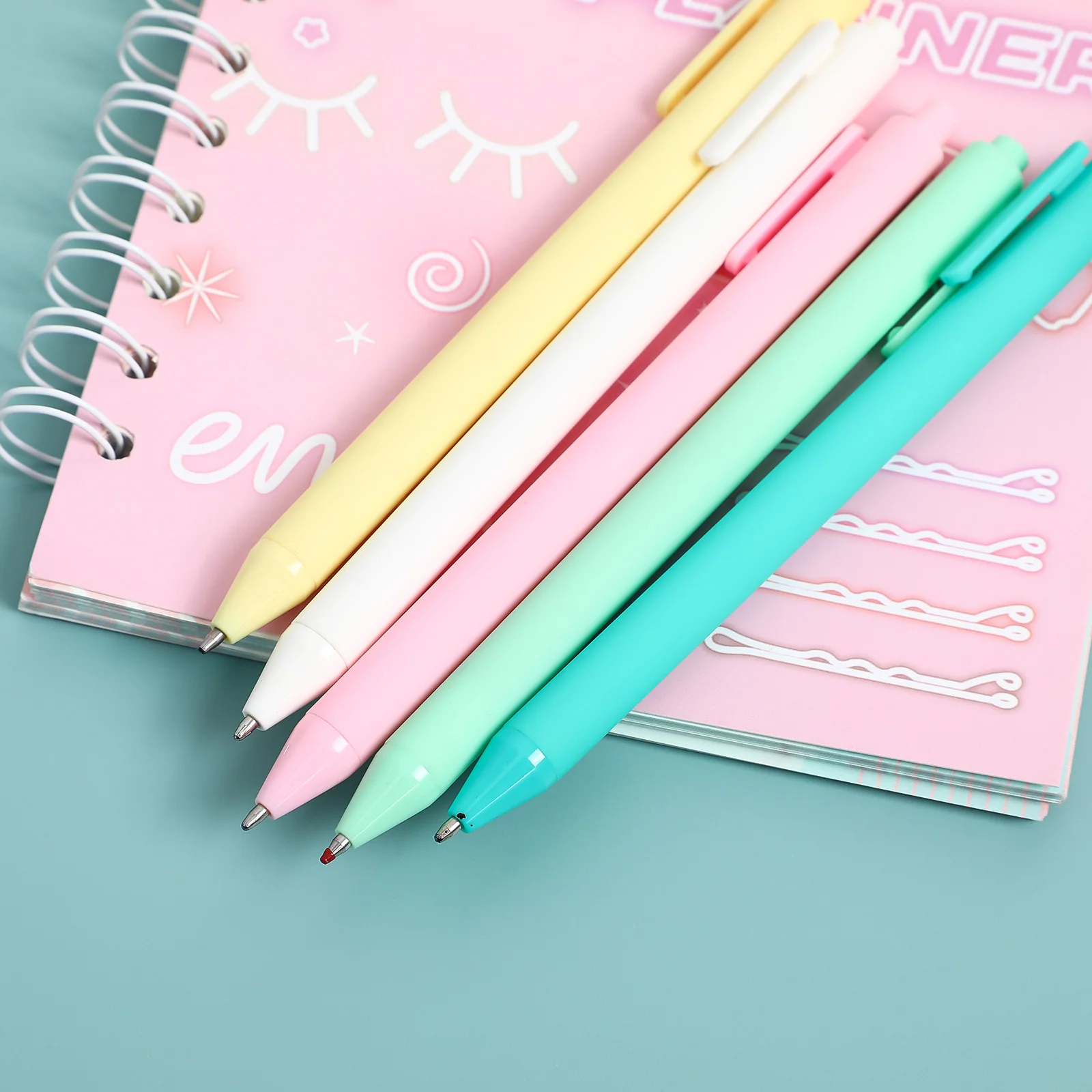 

16pcs Signing Pen Gel Point Retractable Smooth Writing Roller Pens Desk Note Taking Office Supplies Ballpoint