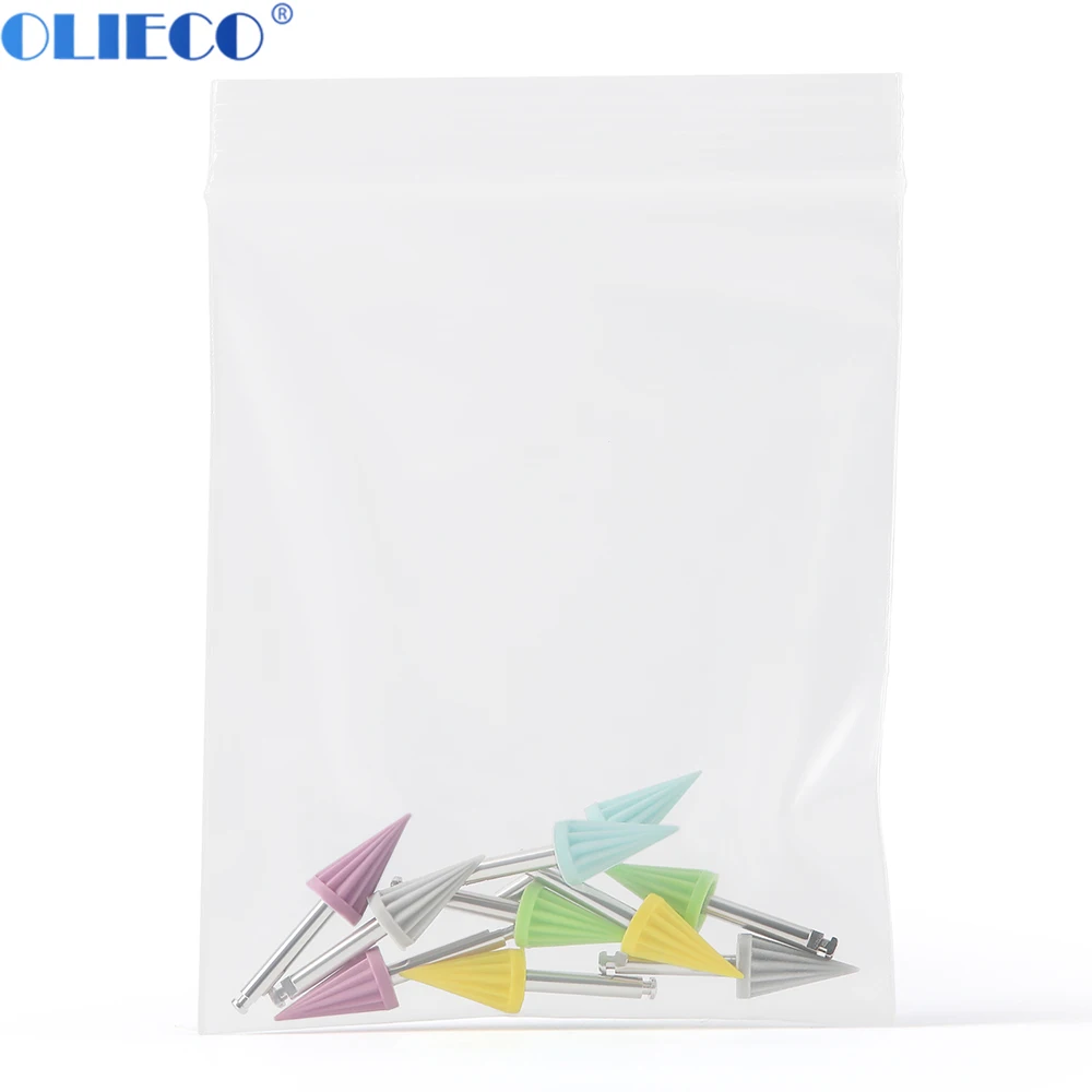 

10 шт./пакет, чашка для полировки зубов, резиновая силиконовая коническая мягкая/жесткая полировка, профилактическая чашка, инструменты для отбеливания зубов, стоматологические инструменты