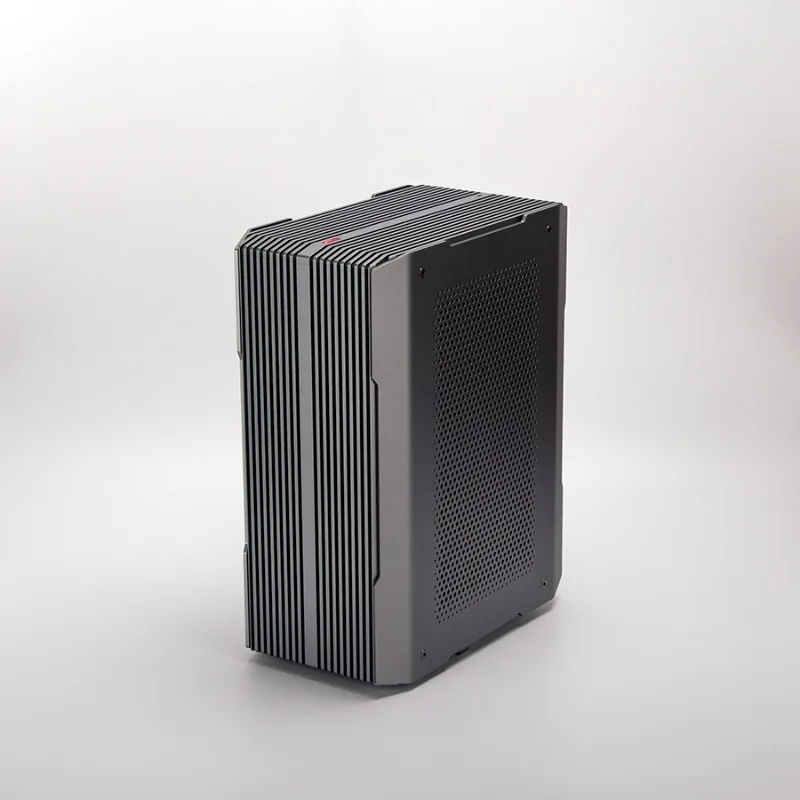 Mini ITX Aluminum Chassis SFX Power Supply Water Cooling Support 3-Slot GPU Case PC DIY Enclosure