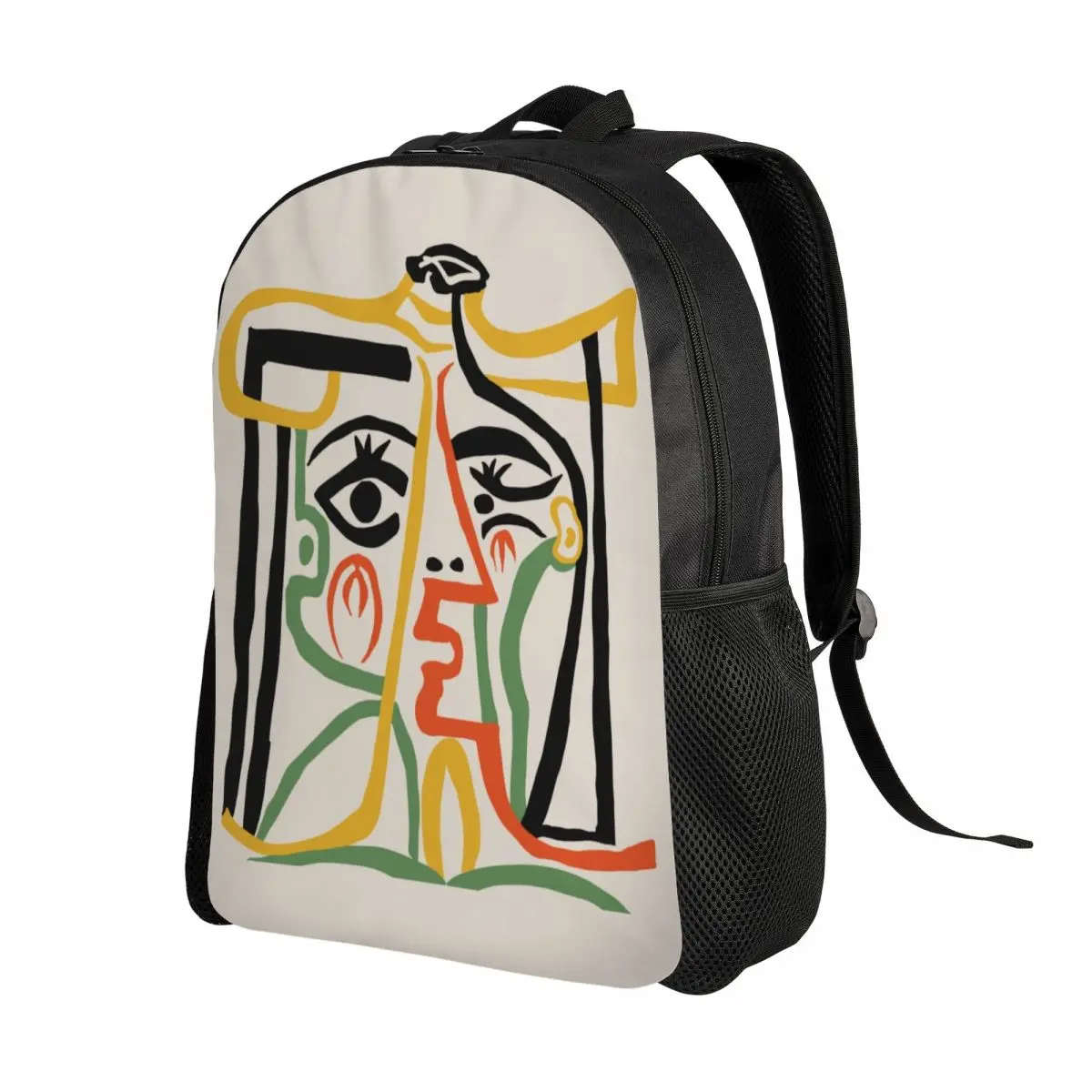 Tete De Femme Backpack for Women Men School College Students Bookbag Fits 15 Inch Laptop Pablo Picasso Artwork Bags