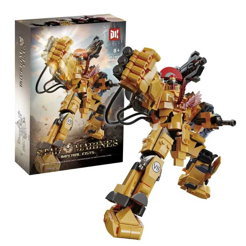 Collector Mecha Puzzle Building Blocks, Intellectual Model, Desktop Decor, Creative Birthday Gift