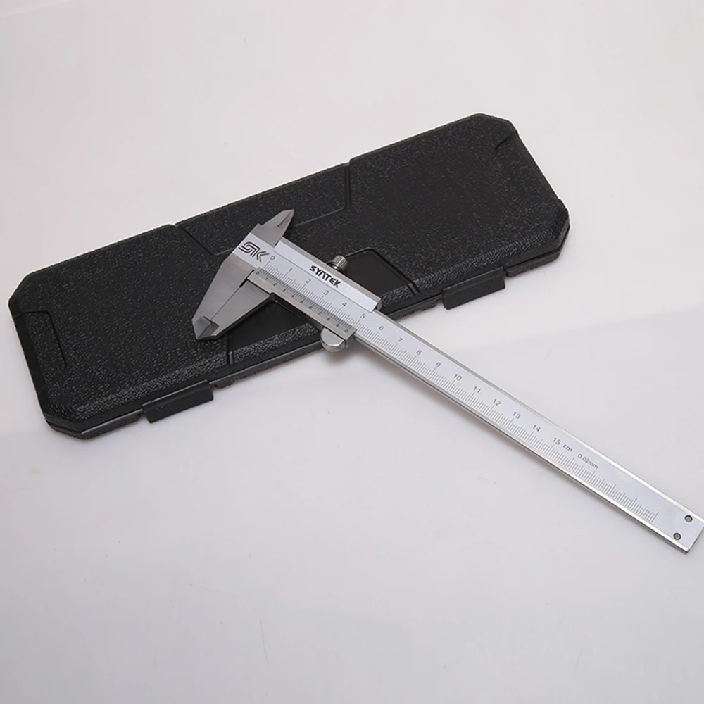 Lndustrial Grade Stainless Steel Vernier Caliper 0-150/200/300mm High Precision 0.02mm Integral Caliper Measuring Tool