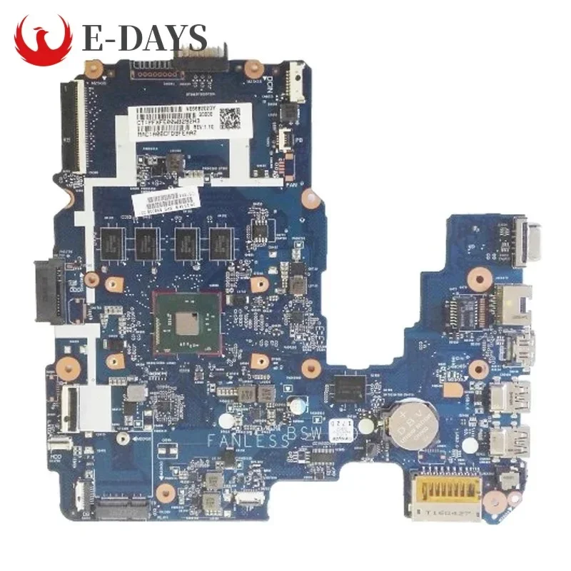 For HP PAVILION 14-AM Laptop Motherboard 6050A2823001-MB-A01 Notebook Mainboard N3060 CPU 2G RAM CPU DDR3 100% Tested Okhigh Qua