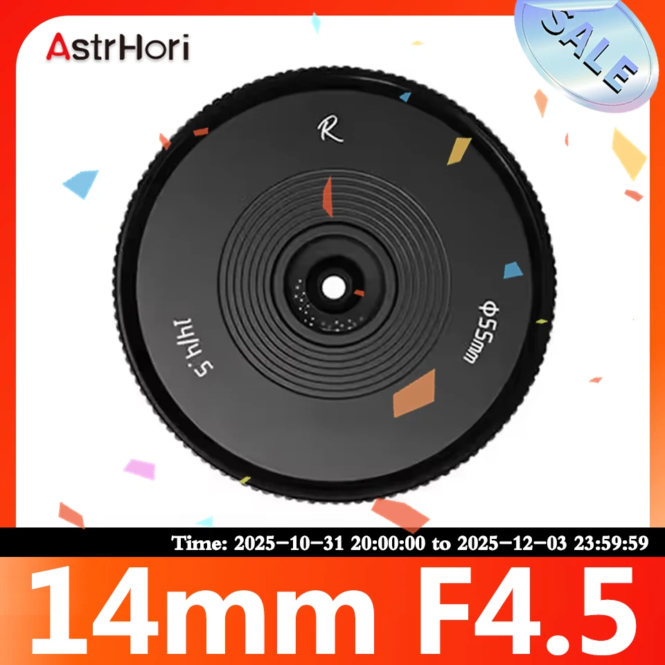 

Astrhori 14mm F4.5 APS-C Manual Focus Wide Angle Delicate Lens for People/Night Scene/Starry Sky/Indoor/Scenery/Still Life