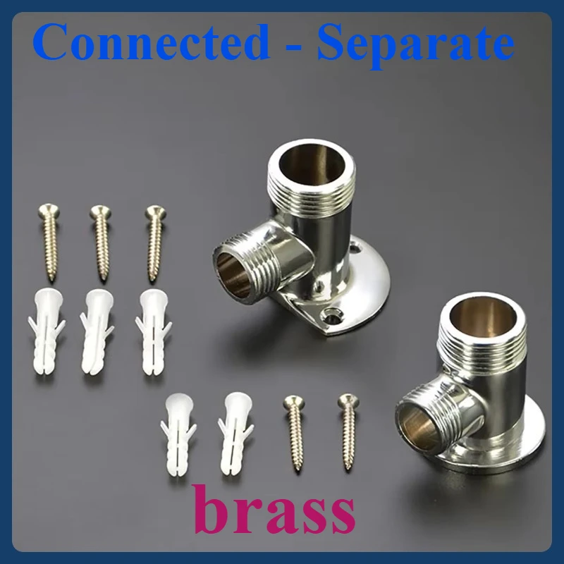 

Brass Dark to Light Conversion Adapter Shift Modification Fixed Foot Shower Head Faucet Accessories Integrated - Separate