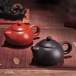 Yixing Tea Pot Purple Clay Xishi Teapot Beauty Kettle Raw Ore Handmade Tea Set Authentic Tie Guanyin Puer