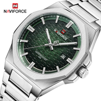 NAVIFORCE Man Watch Men's Top Brand Luxury Stainless Steel Business Quartz Watches Men Waterproof Luminous Date Wristwatch