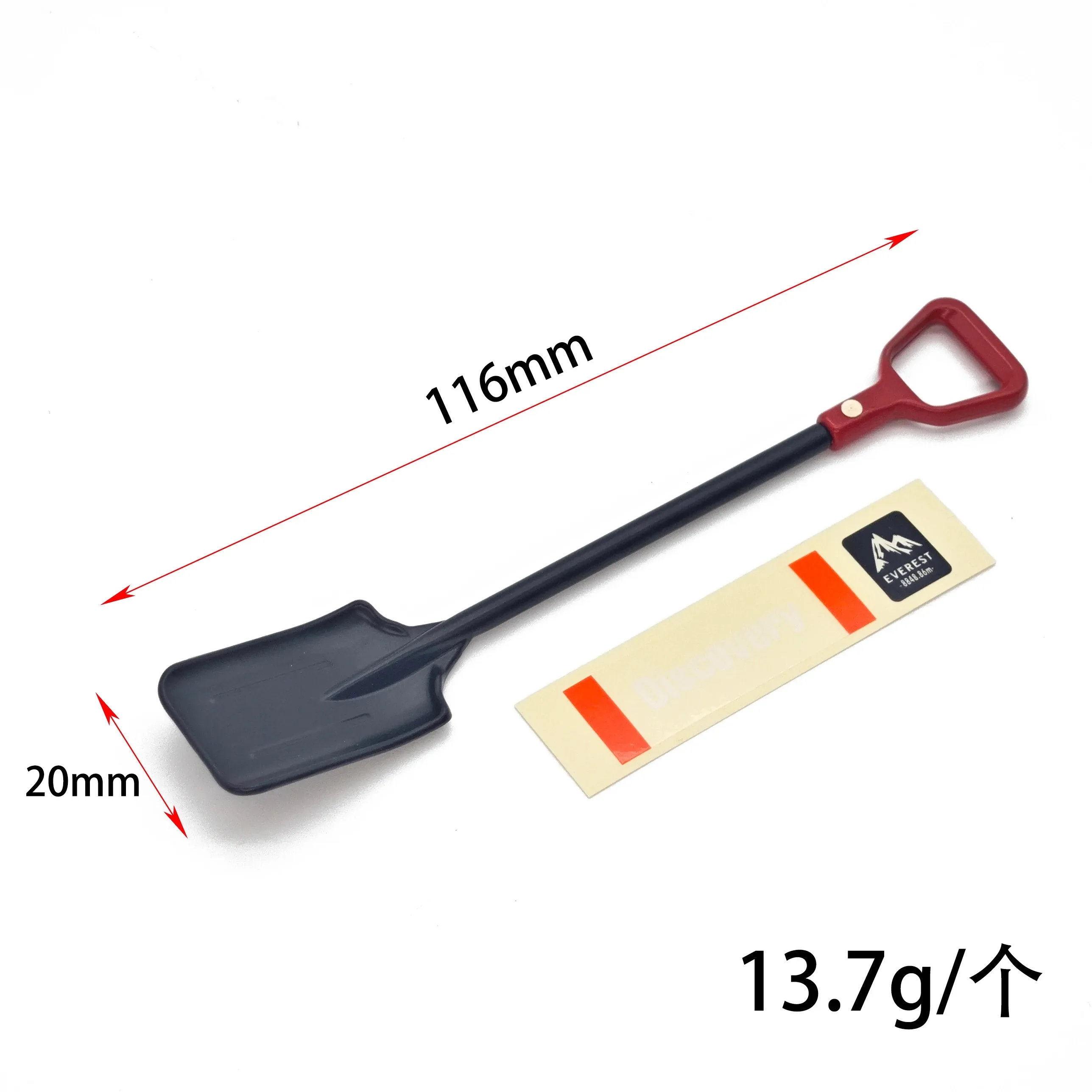 XILEZQF Zinc Alloy Scale Shovel Knife Decoration for TRX4 SCX10 D90 1/10 1/8 RC Crawler Tracked Vehicle