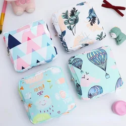 Women Zipper Small Cosmetic Bag Girls Mini Sanitary Napkins Makeup Lipstick Bags Travel Earphone Coin Organizer Purse Pouch Bags