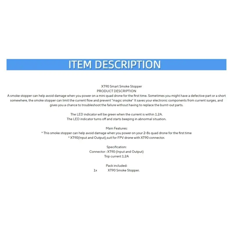 Fuse For RC Boat Models Fuse For RC Aircraft Models For RC Models (Boats/Drones) -  Pre-Flight/Installation Test Tool 2-8S