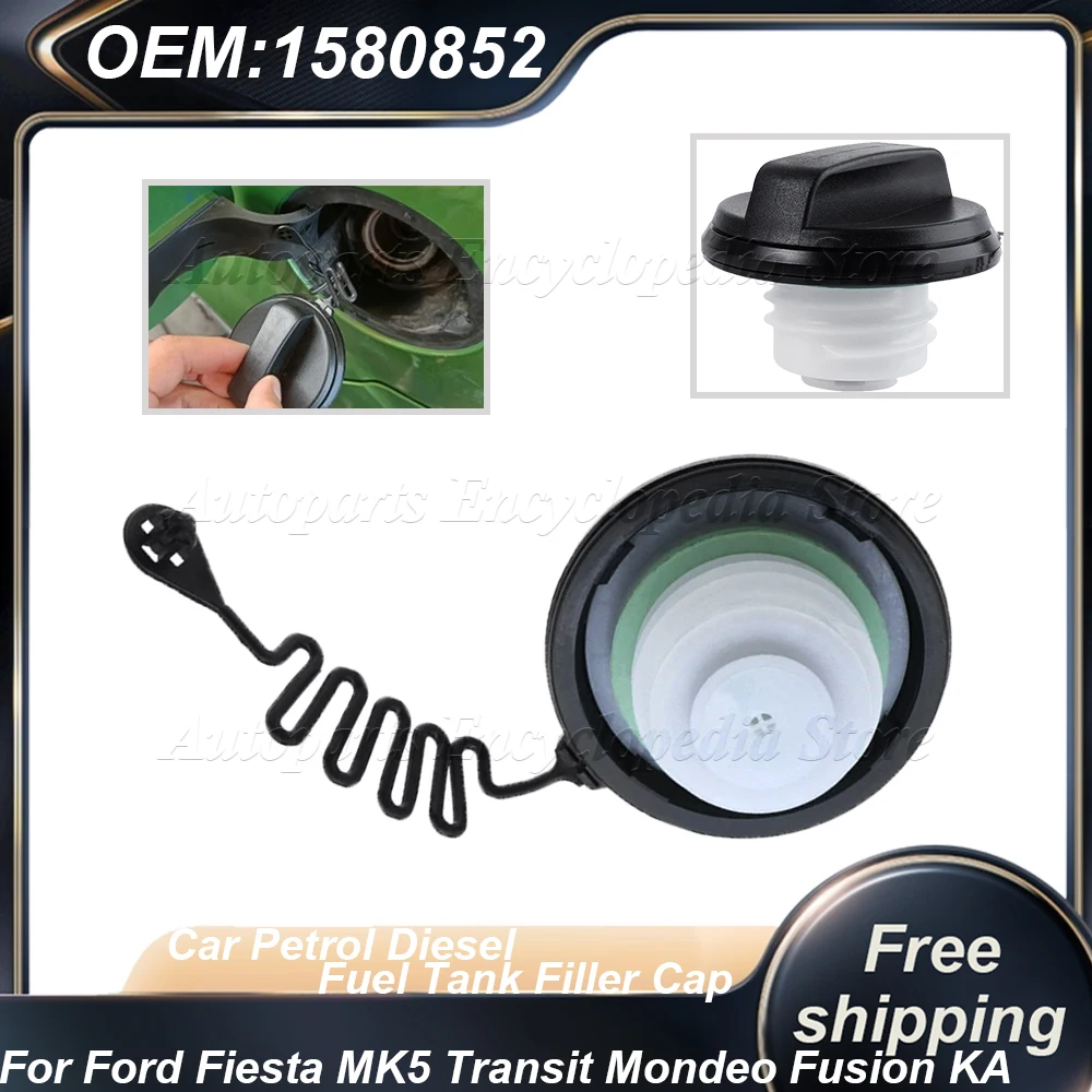 

Автомобильный бензиновый топливный бак, крышка заливной горловины для Ford Fiesta MK5 Transit Mondeo Fusion KA 7S61-9030-CB, автоаксессуары 1580852
