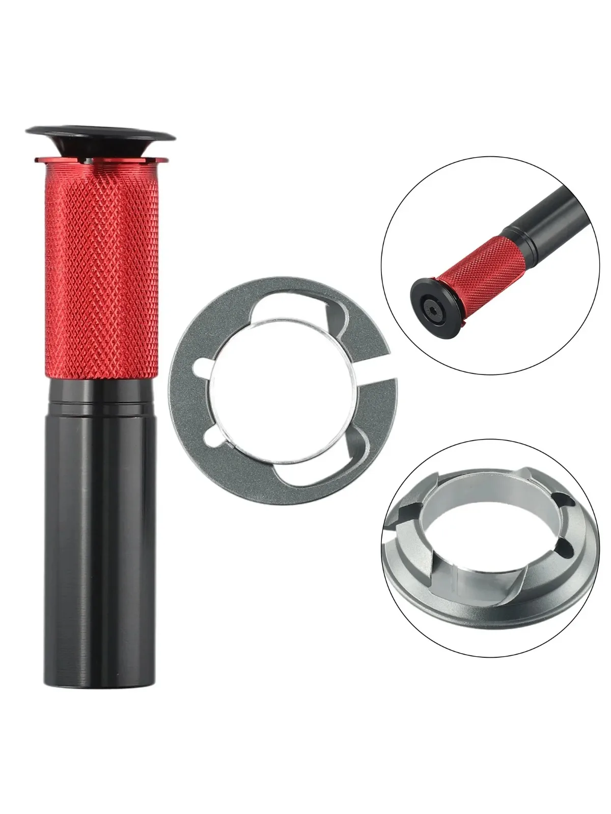 AliExpress Bicycle Headset Expander For SL7 Handlebar Forks Headset Expander Bike Expander 1set Compression Plug Stainless Steel