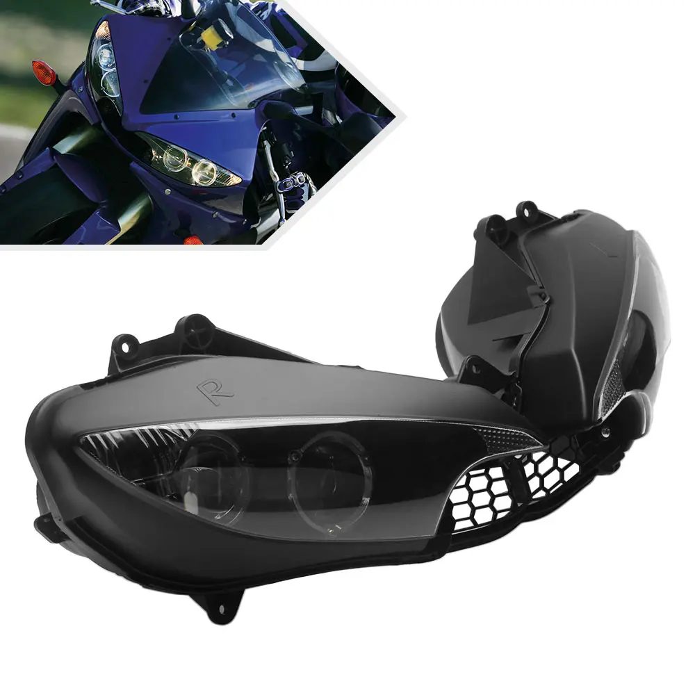 Front Headlight Headlamp Compatible With Yamaha YZF R6 2003-2005 R6S 2006-2009 Motorcycle Accessories