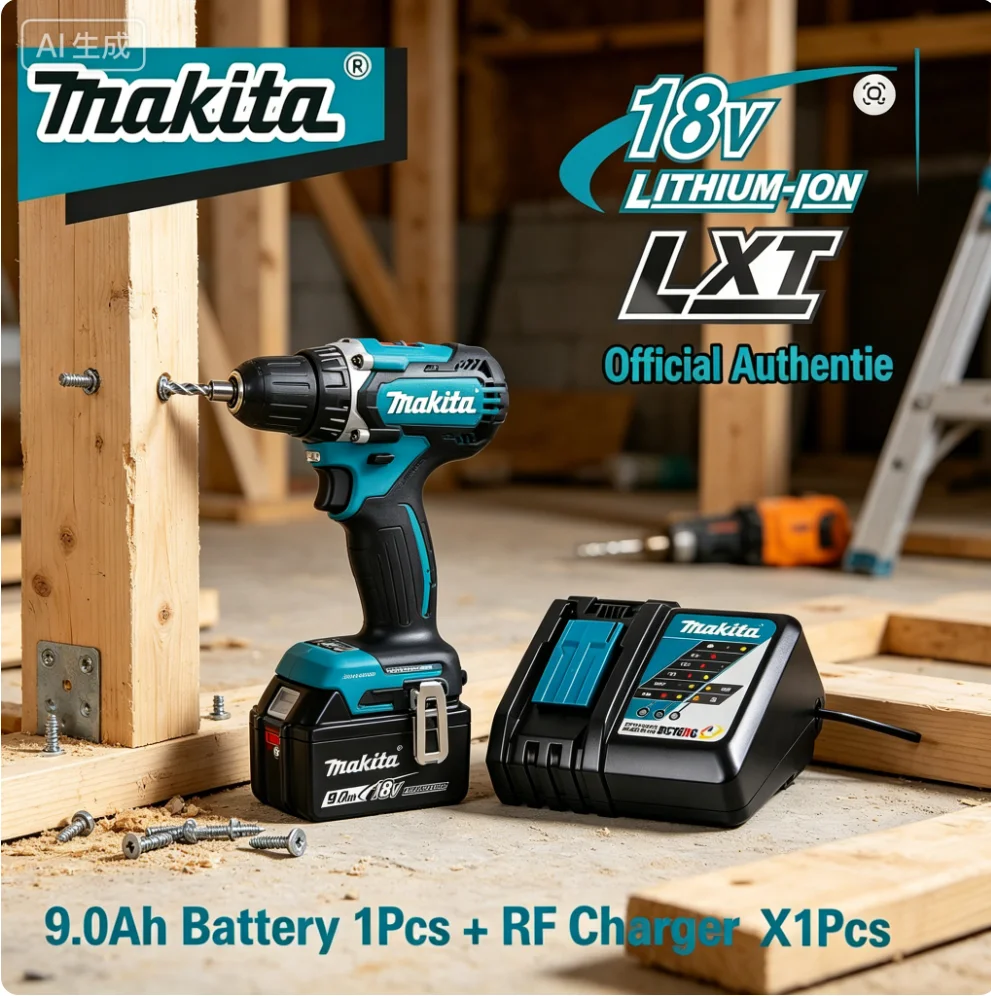 

100% Genuine 18V Makita 6Ah for Makita Battery BL1840 BL1830B BL1850B BL1850 BL1860 BL1815 Replacement Lithium Battery