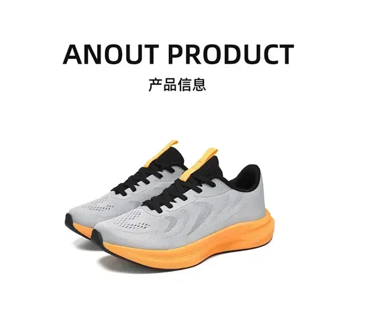 Herren-Laufschuhe mit breiter Passform, Komfort-Wanderschuhe für Damen, Unisex Atmungsaktives Mesh, Rutschfeste Dämpfung Trainingsschuhe – Detail 9