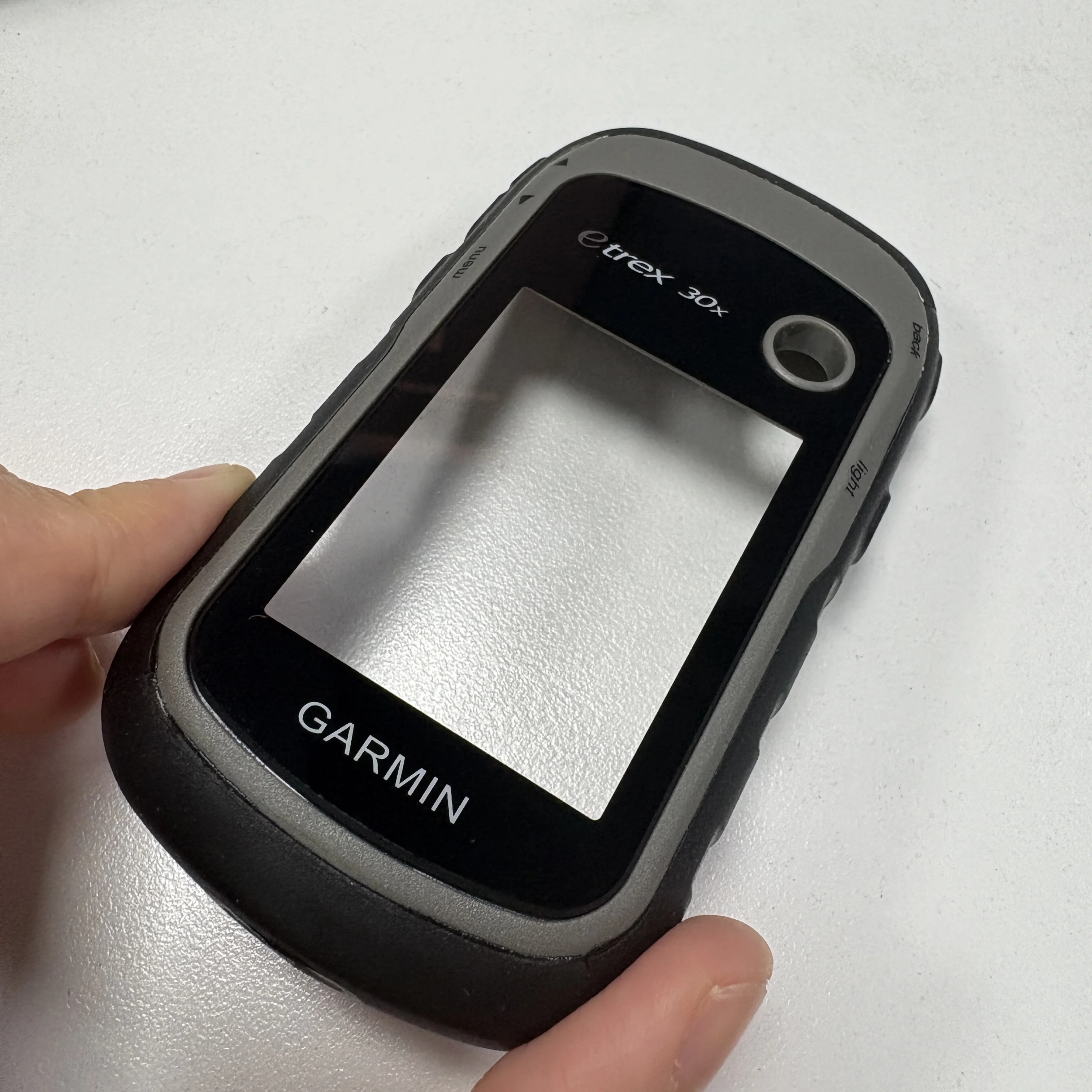 For Garmin Etrex 30 Etrex 30x Front Frame With Glass Panel GPS Grey Handheld Replacement