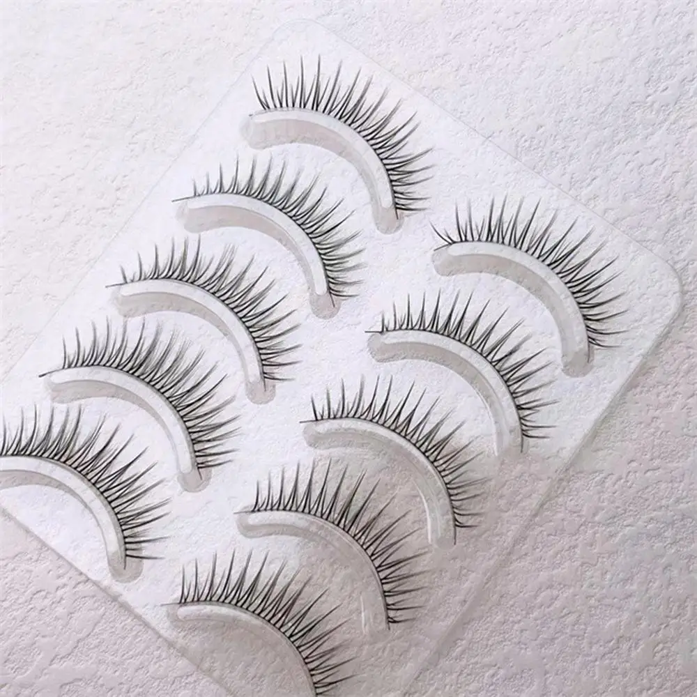 ขนตาปลอม 5 คู่ สไตล์หวาน แต่งตาสวย ขนตาแบบไขว้ ขนตาธรรมชาติ ยาว ติดทนนาน ใช้ซ้ำได้