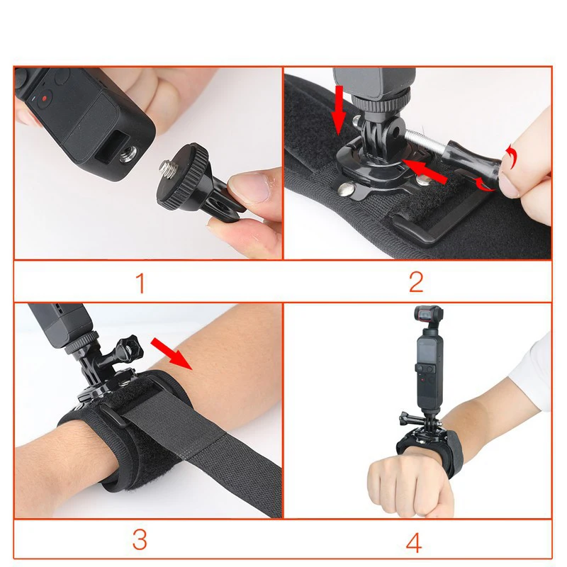 For DJI Osmo Pocket 3 Wrist Strap 360 Degree Rotating Wrist Strap for Insta360 X4 Ace Pro X3 Go3 Gopro Hero 12 11 Dji Action 4 3