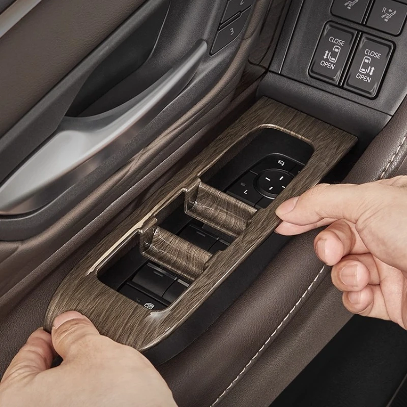 

Хромированная накладка на панель переключения передач, рамка внутренней ручки передней двери, ручка переключения передач для Toyota Alphard Vellfire 40 Series 2024