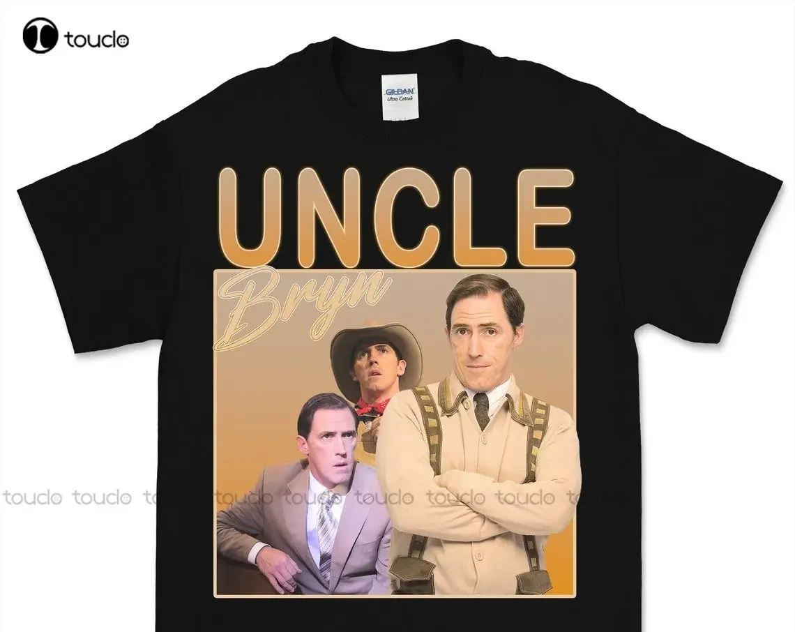 

Uncle Bryn Vintage T Shirt Unisex Brynlar T-Shirt 90S Pop Culture Gavin & Stacey Fans Xs-5Xl Custom Gift Make Your Design