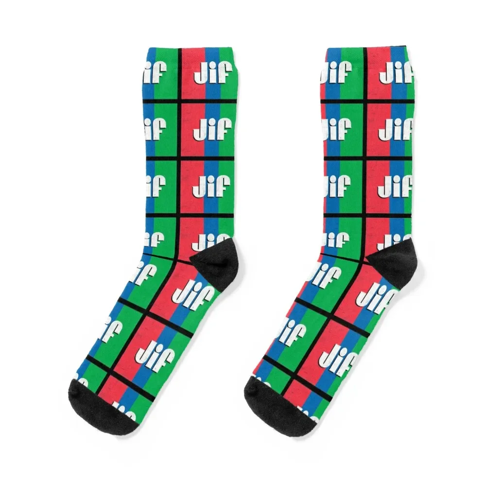 

Jif Peanut Butter Socks custom gifts snow anti slip football Socks For Man Women's