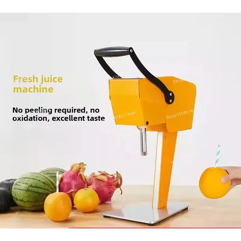 Exprimidor de frutas frescas DIY | Uso sin cáscara para Pitaya y naranja | Exprimidor de bebidas directas 100% puro para un jugo saludable