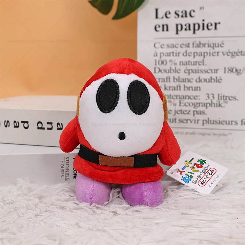 Cartoon Plush Toy Shy Guy Yellow Star Toad Bob-omb Diddy Kong Kamek Piranha Plant Nabbit Anime Stuffed Doll Peluche Toys Gifts view 5