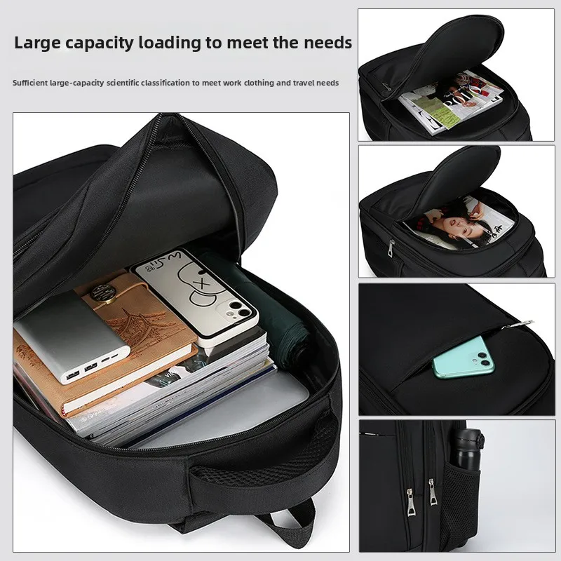 New Minimalist Men's Backpacks, Fashionable Casual Schoolbags, Multi-functional Business Computer Bags, and Outdoor Travel Bags