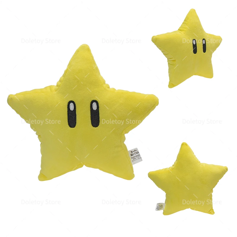 Game Plush Super Star Mega Star Power Stars 18cm Soft Stuffed Toy Cute  Figure for Kids Pet